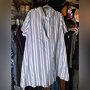 Old Navy Striped Shirt Dress - XXL